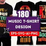 180+ Music T Shirt Design Ready For Upload