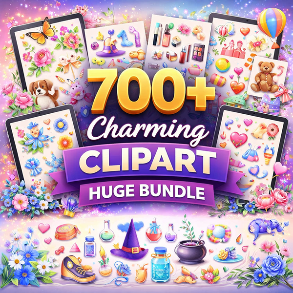 700+ Charming Clipart Huge Bundle