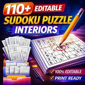 110+ Editable Sudoku Puzzle Interiors