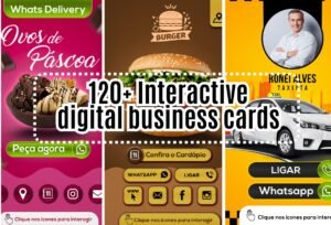 120+ Interactive Digital Business Cards PSD – Modern Editable Templates for Networking