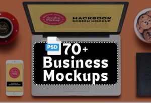 70+ Business Mockups PSD – Professional Branding Templates for Presentations & Marketing