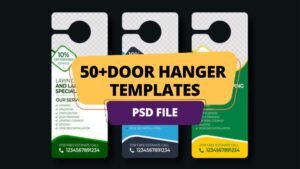 50+ Door Hanger Templates – Customizable Designs for Business, Church & Events – Print-Ready (PSD, AI, PDF)
