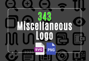 343 Miscellaneous Icons 64x64 – SVG & PNG Formats for Versatile Use