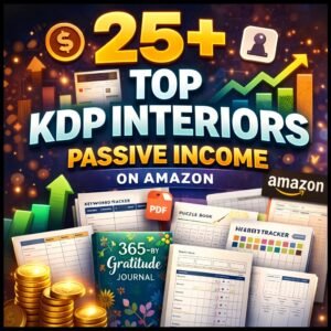 25+ Top KDP Interiors Bundle – Editable Low & Mid Content Book Templates for Amazon KDP Self-Publishing