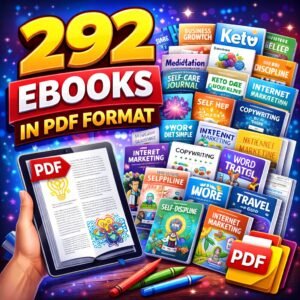 292 eBooks in PDF Format Bundle | Premium Digital Book Collection for Learning, Study, Research & Personal Reading