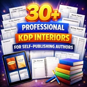 30+ Professional KDP Interiors for Self-Publishing Authors – Ready-to-Use Book Interiors for Amazon KDP
