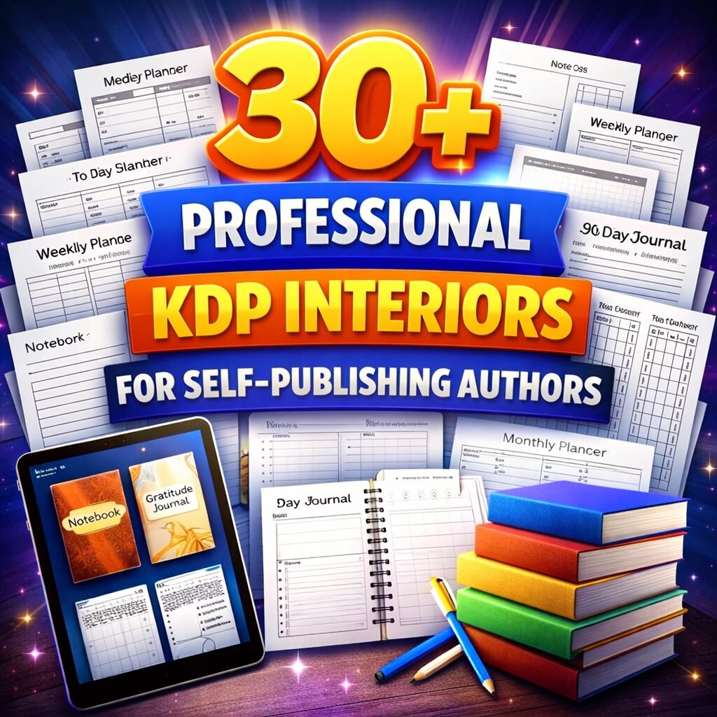 30+ Professional KDP Interiors for Self-Publishing Authors – Ready-to-Use Book Interiors for Amazon KDP