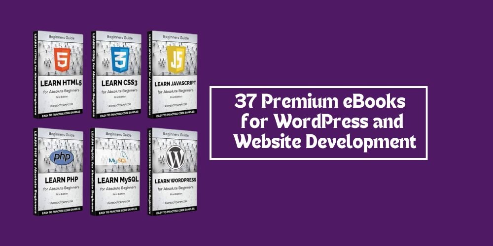 37 Premium eBooks for WordPress & Website Development