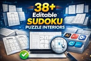 38+ Editable Sudoku Puzzle Interiors