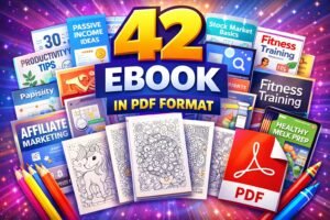 42 eBooks in PDF Format Bundle | Premium Digital Book Collection for Learning, Reference & Personal Reading