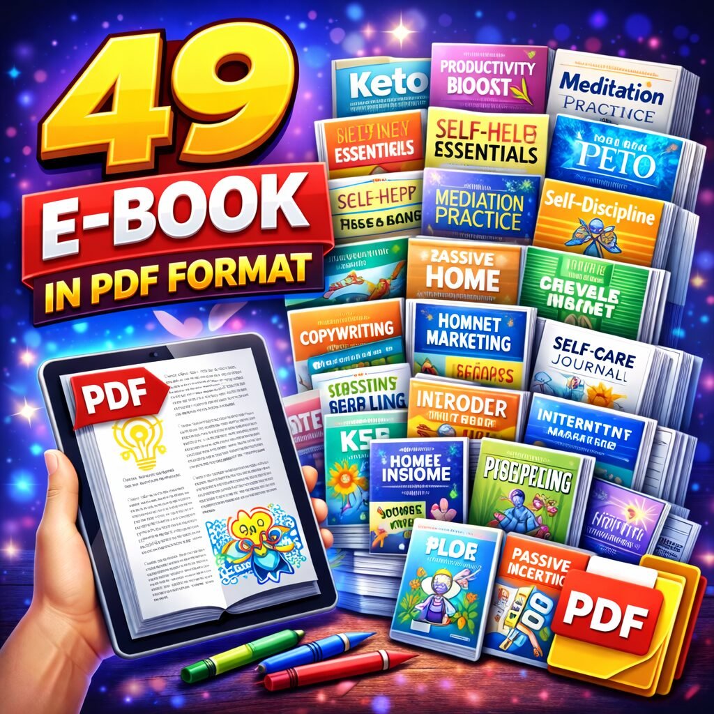 49 eBooks in PDF Format Bundle | Premium Digital Book Collection for Learning, Research & Everyday Reading