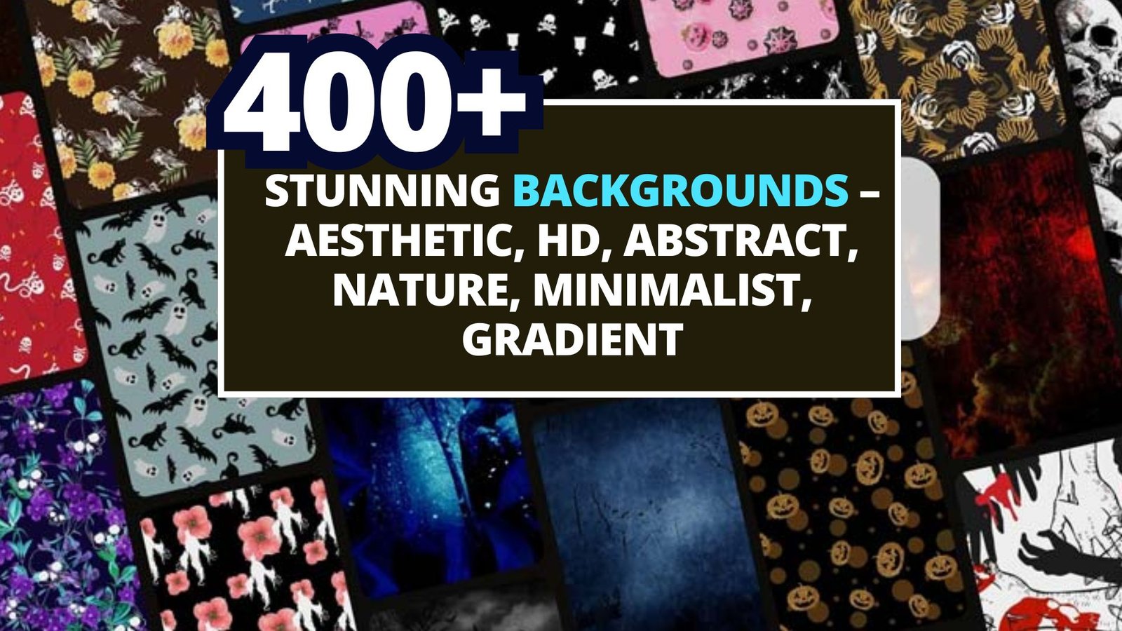 400+ Stunning HD Backgrounds Bundle | Aesthetic, Abstract, Nature, Minimalist & Gradient Wallpapers for Creative Projects