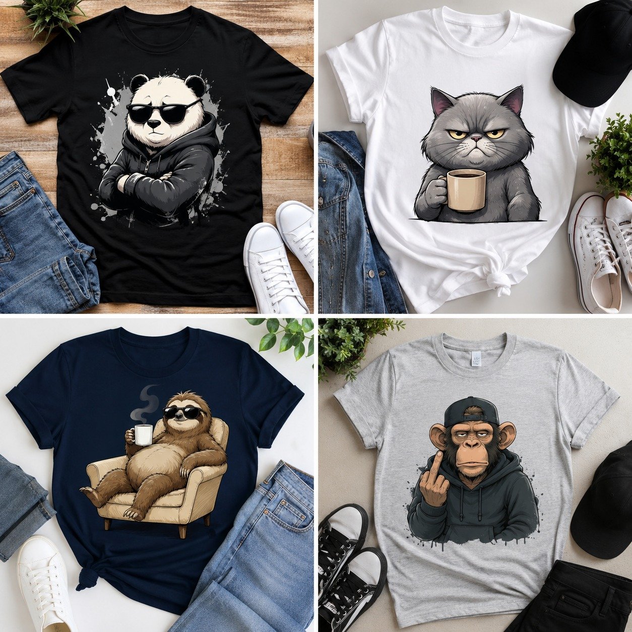 Funny & Sarcastic t-shirt design example