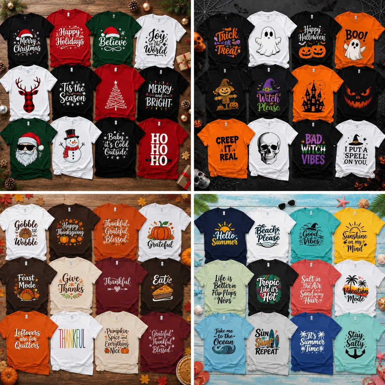 Holiday & Seasonal t-shirt design example