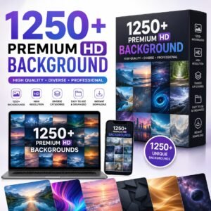 1250+ Premium HD Backgrounds Bundle | High-Resolution Graphic Backgrounds for Branding, Social Media, Websites & Creative Design