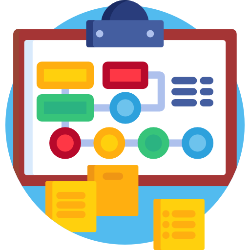 Organized font categories icon